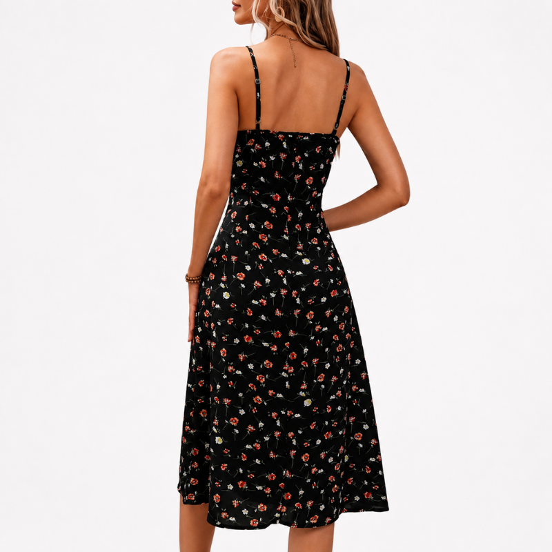 Floral Midi Dress for Women