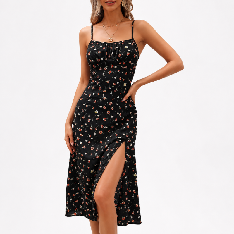 Floral Midi Dress for Women