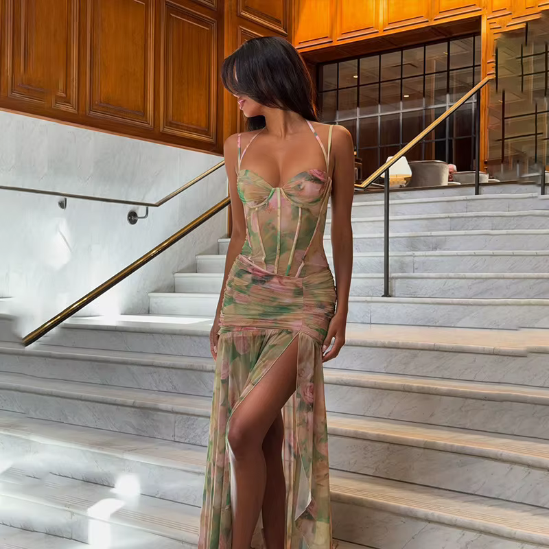 Corset Maxi Dress
