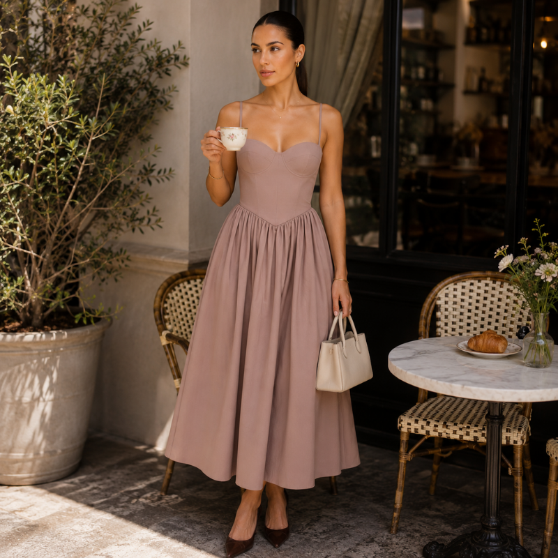 Corset Midi Dress