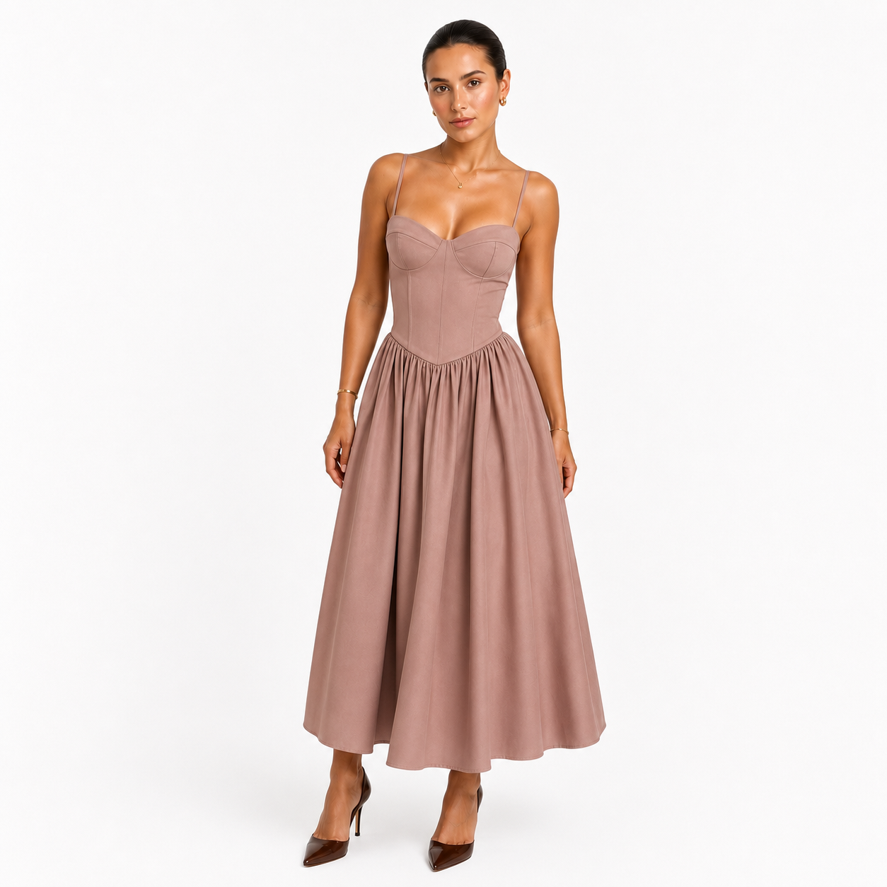 Corset Midi Dress