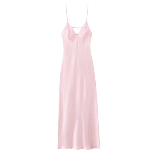 Midi Satin Dress
