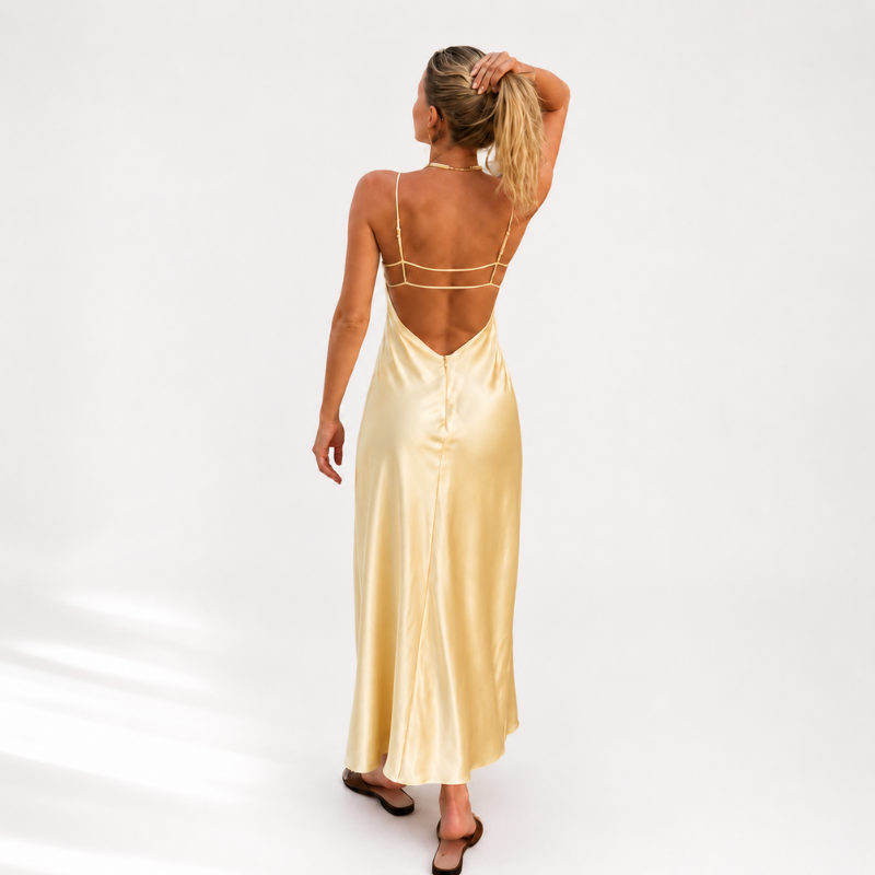 Midi Satin Dress