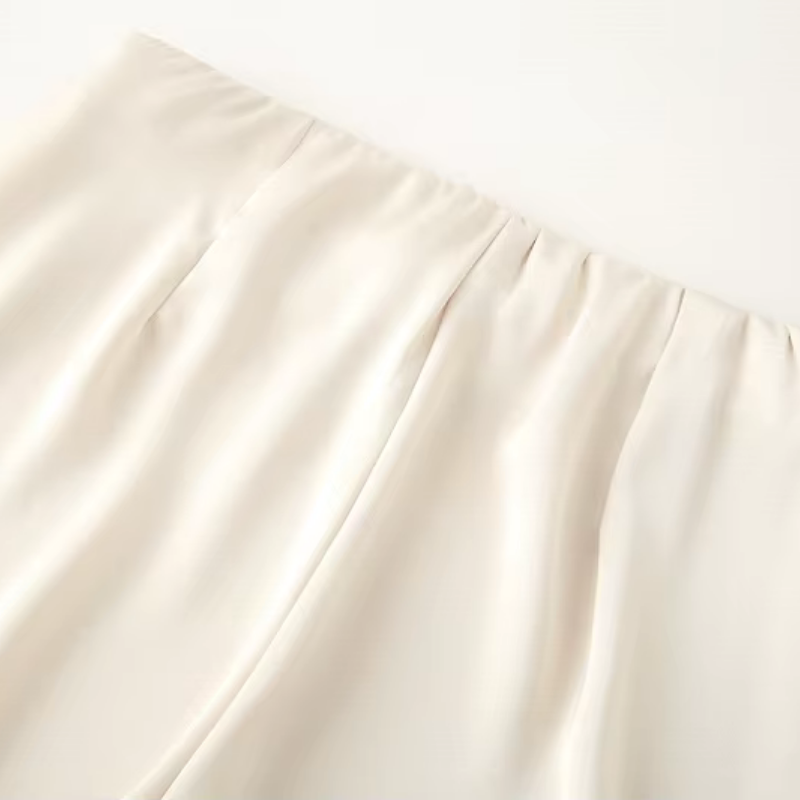Wide Leg Satin Pants